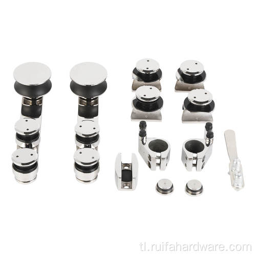 Shower glass sliding door rollers